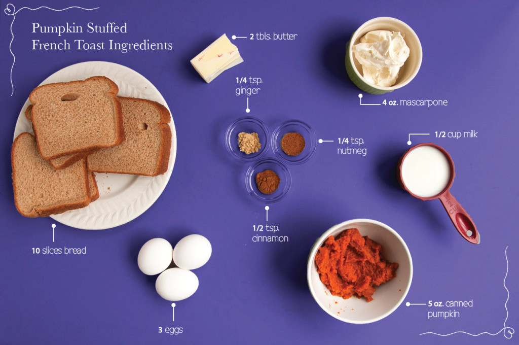 Pumpkin-Stuff-French-Toast-Ingredients