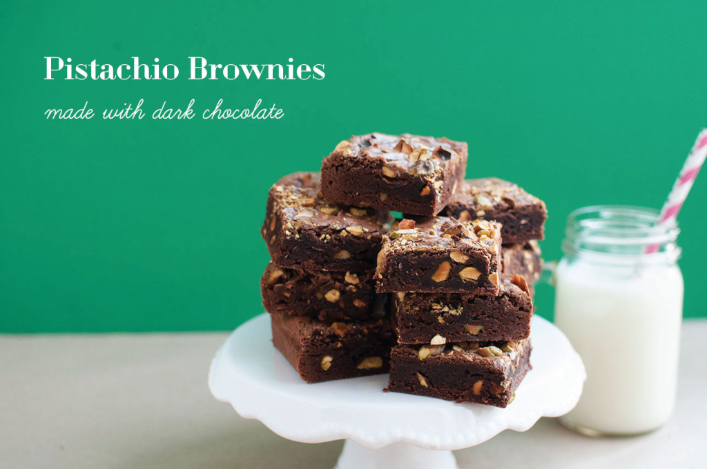 Pistachio-Brownies