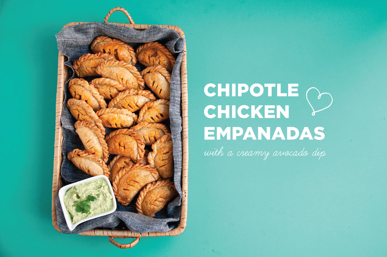Pretty in Pistachio | Chipotle Chicken Empanadas