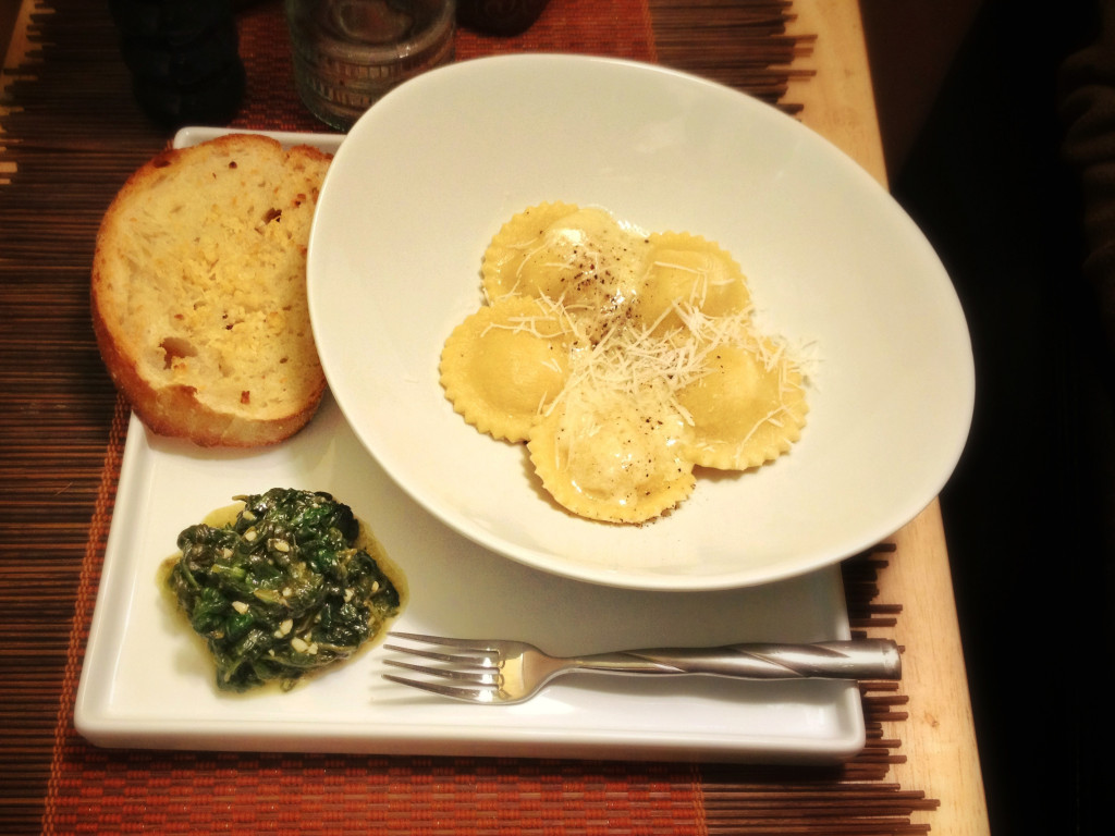 Taste of Italy Pear and Pecorino Cheese Ravioli Pretty in Pistachio