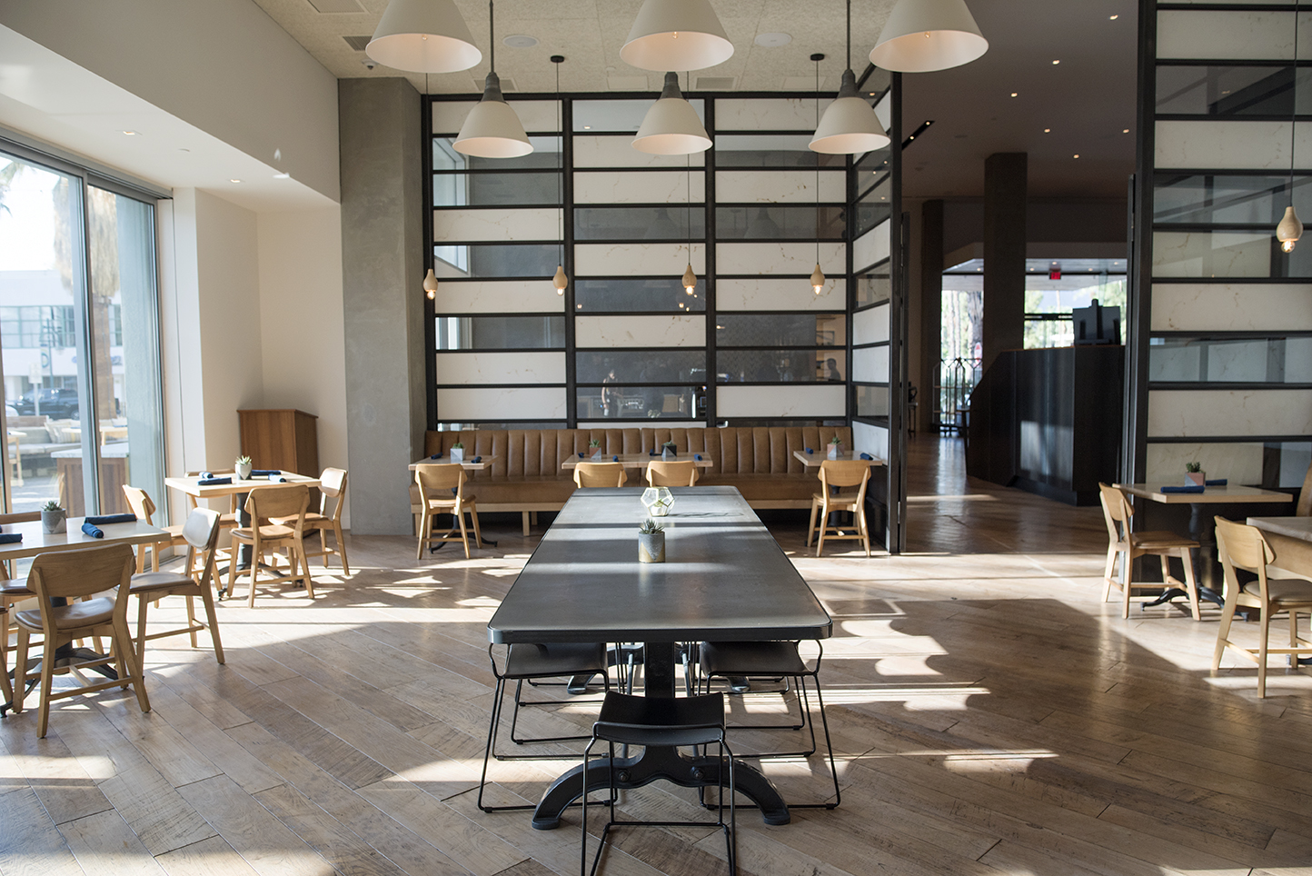 Lattes at Juniper Table in Palm Springs Pretty in Pistachio