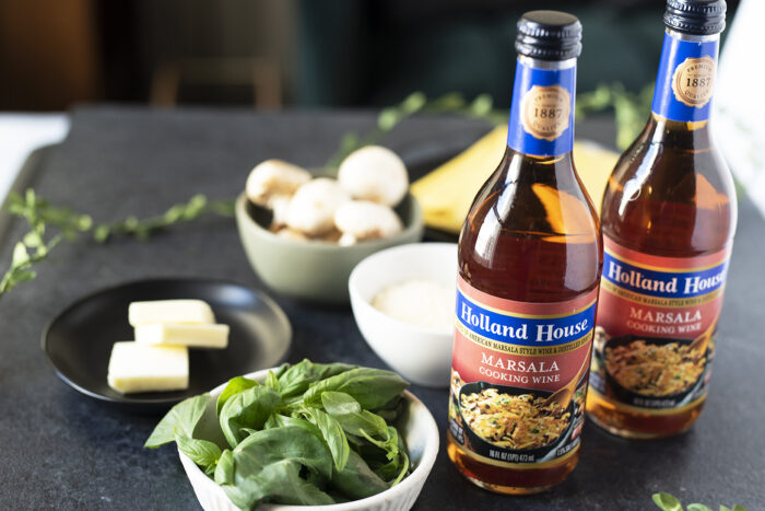 Chicken Marsala Ravioli with Holland House Cooking Wine - Pretty in ...