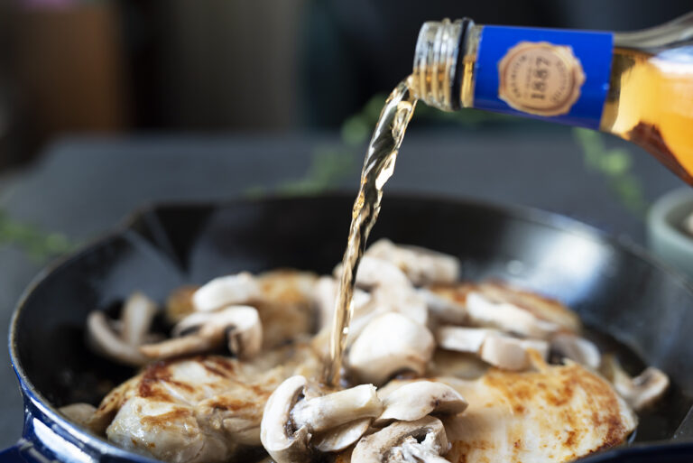 Chicken Marsala Ravioli with Holland House Cooking Wine - Pretty in ...